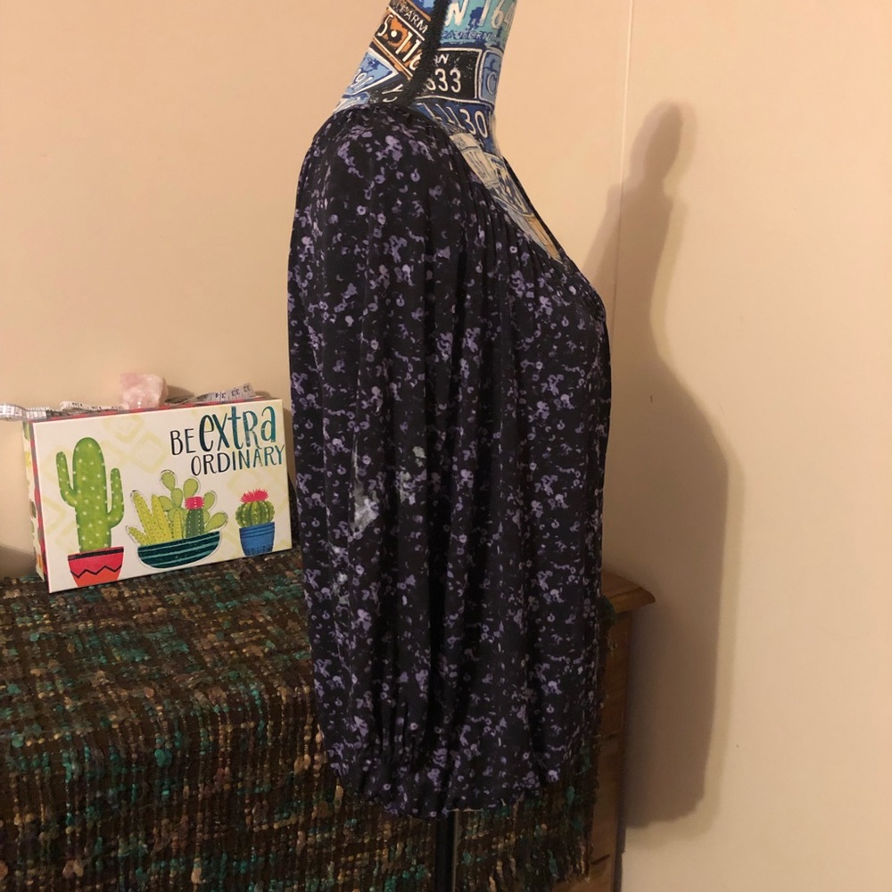 🌟B2G1🌟Michael Michael Kors floral peasant top - Picture 4 of 14